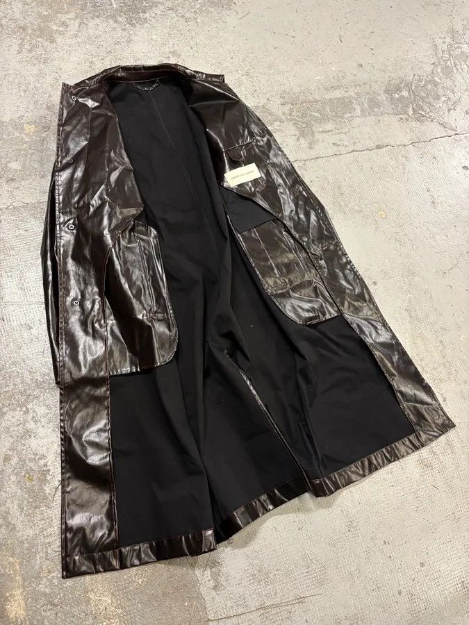 Dries Van Noten 2000s Dries van Noten Oversized Dark Brown Trenchcoat Size US M / EU 48-50 / 2 - 7 Thumbnail