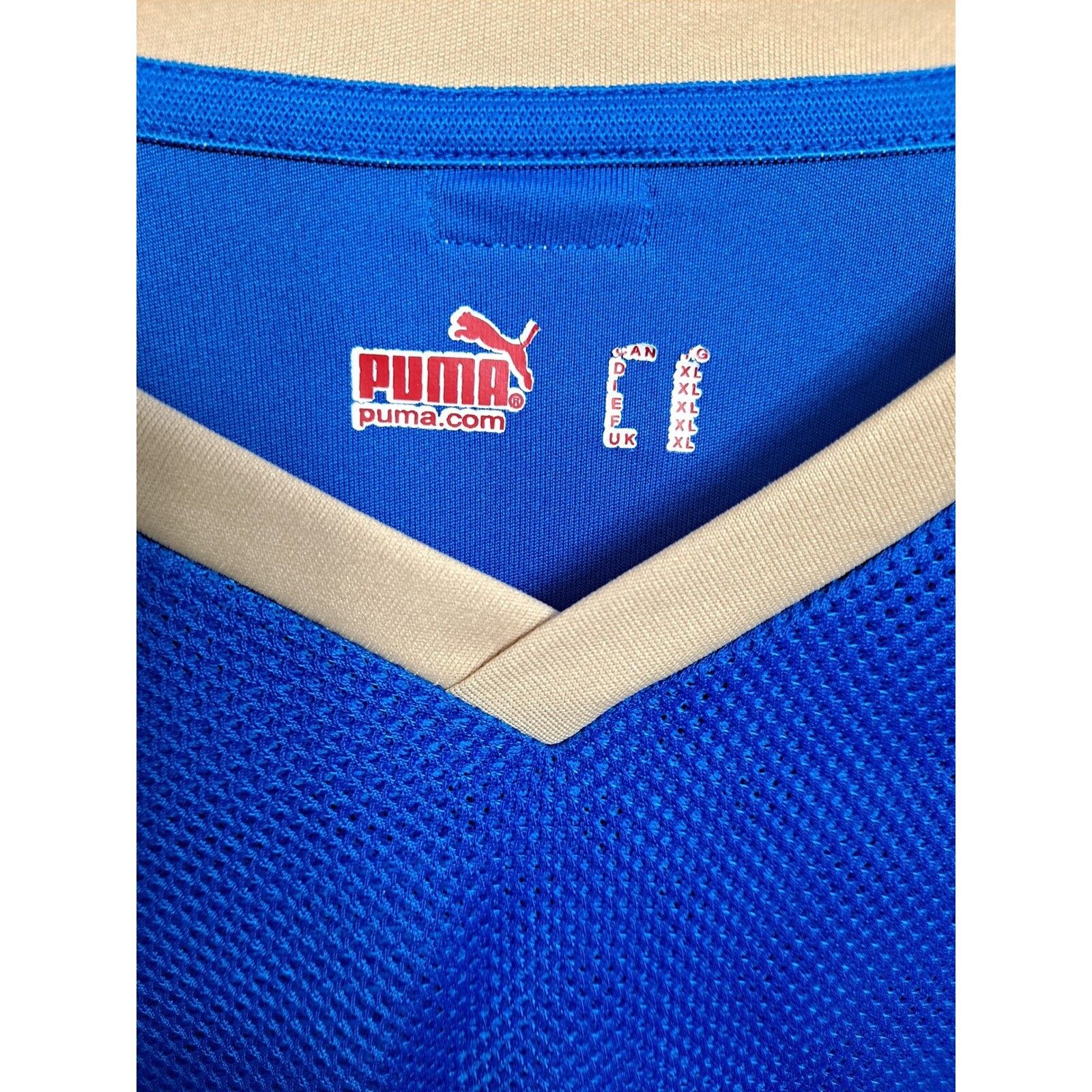 Puma Puma Italy Soccer Jersey Long Sleeve Number 5 Football Shirt Size US XL / EU 56 / 4 - 5 Thumbnail