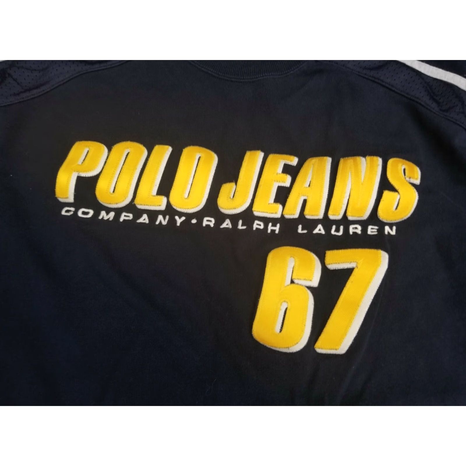 Ralph Lauren VINTAGE Polo Jeans Ralph Lauren Long Sleeve T Shirt 1990s XL Blue Men Mens Size US XL / EU 56 / 4 - 4 Thumbnail