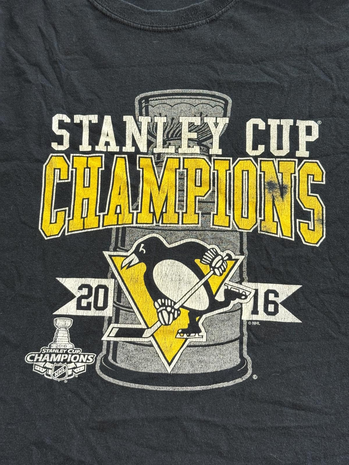 Gildan Penguins NHL Stanley Cup Champions 2016 Sidney Crosby MVP XL Size US XL / EU 56 / 4 - 4 Thumbnail