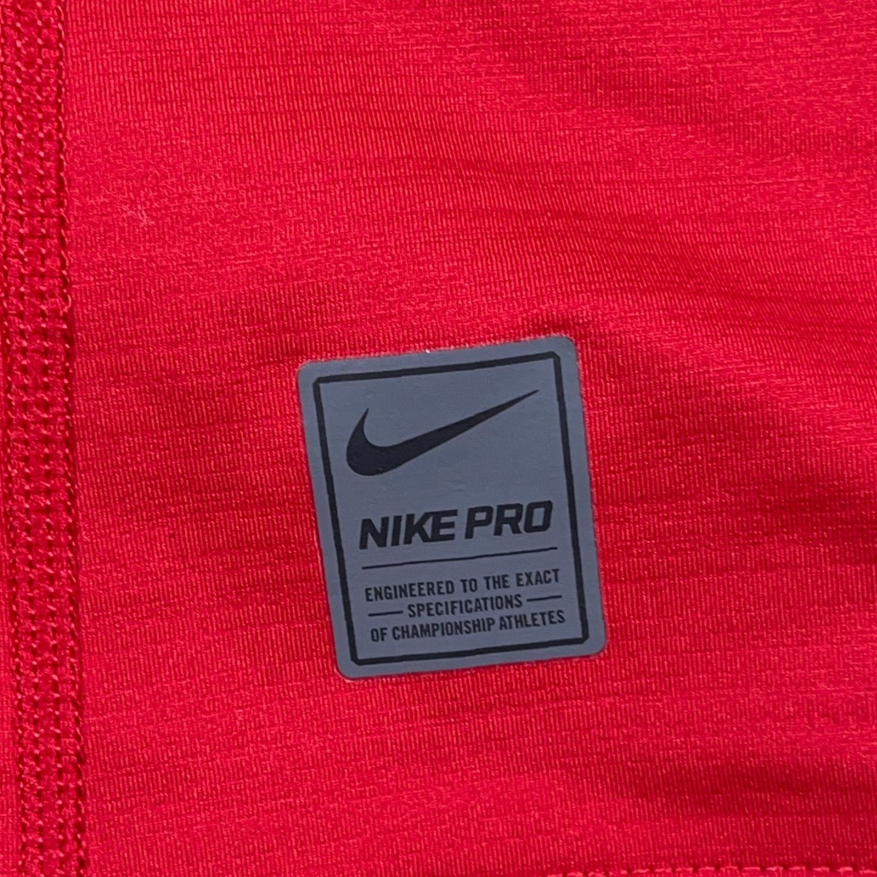 Nike Nike Pro Sweatshirt Men L Red Fitted Pullover 1/4 Zip Dri Fit Long Sleeve Logo Mock Neck Sweatshirt Mens Size US L / EU 52-54 / 3 - 5 Thumbnail