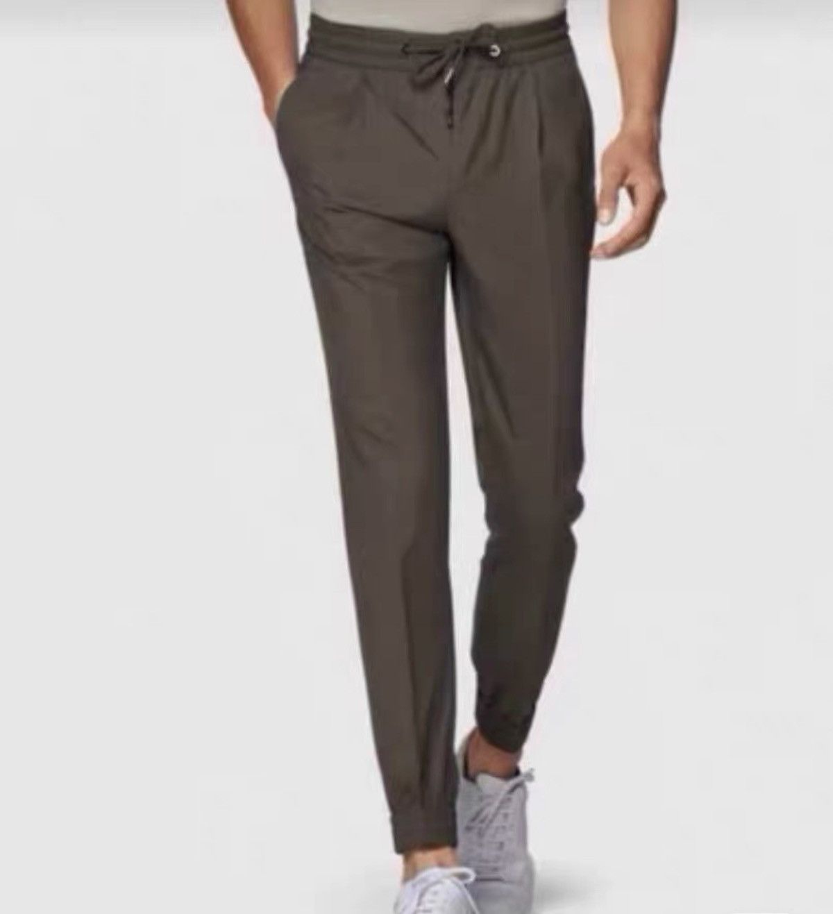 Suitsupply SUITSUPPLY | Ames Tropical Wool Men's Tie-Waist Trousers Size US 32 / EU 48 - 3 Thumbnail