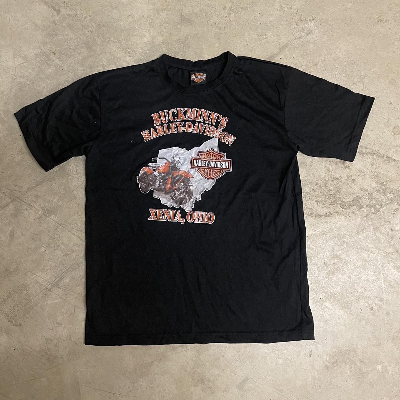 Harley Davidson Harley Davidson Ohio black and orange screen printed vintage Size US M / EU 48-50 / 2 - 2 Thumbnail