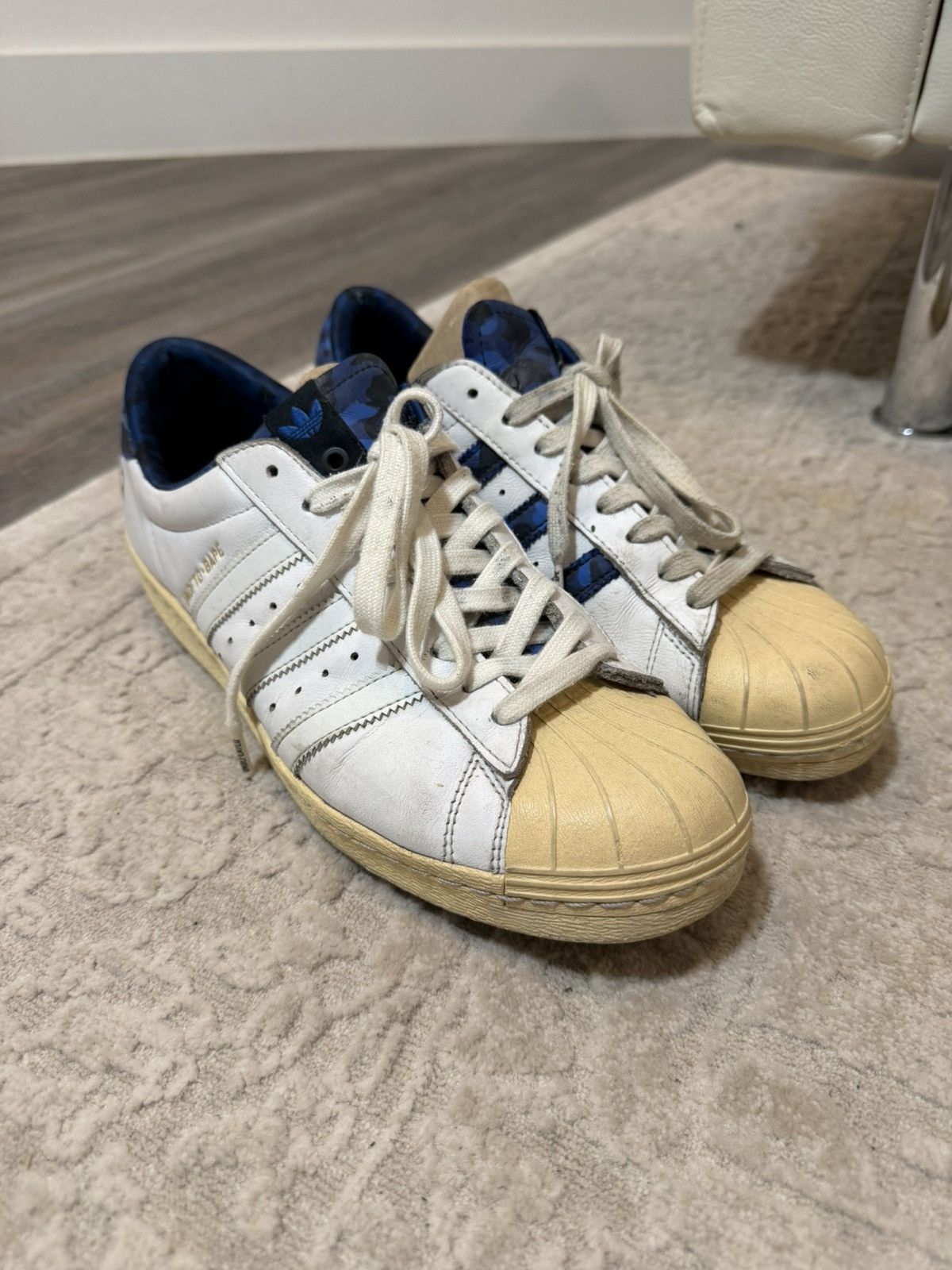 Adidas x Bape x Undefeated Shell Toes