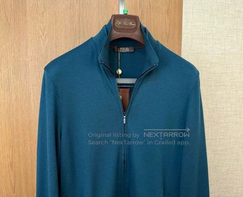 Loro Piana Loro Piana Thick Knit Zip Jacket. Size US S / EU 44-46 / 1 - 2 Thumbnail