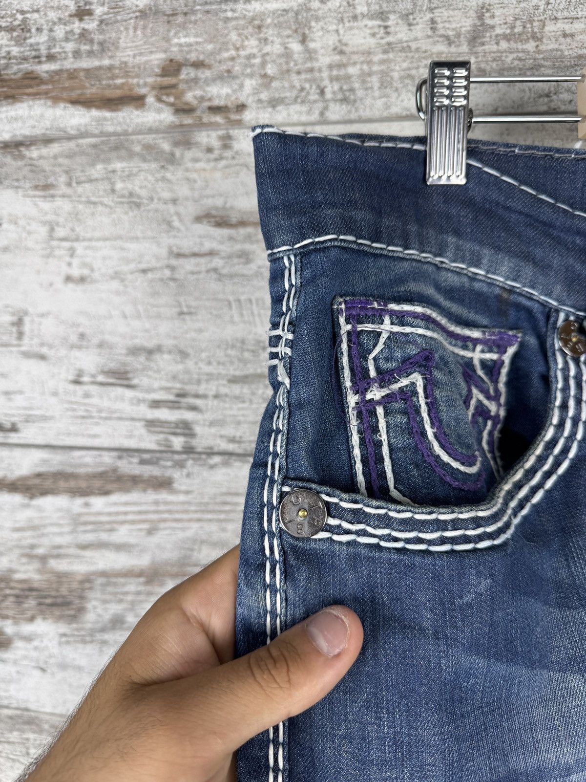 True Religion Mens Vintage True Religion baggy jeans denim pants y2k rare Size US 34 / EU 50 - 7 Thumbnail