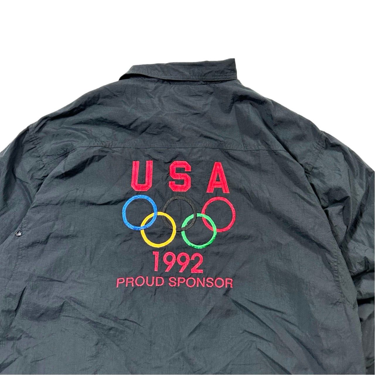 Vintage Vintage 1992 Rare Olympics USA Embroidered Windbreaker Size US XXL / EU 58 / 5 - 5 Thumbnail