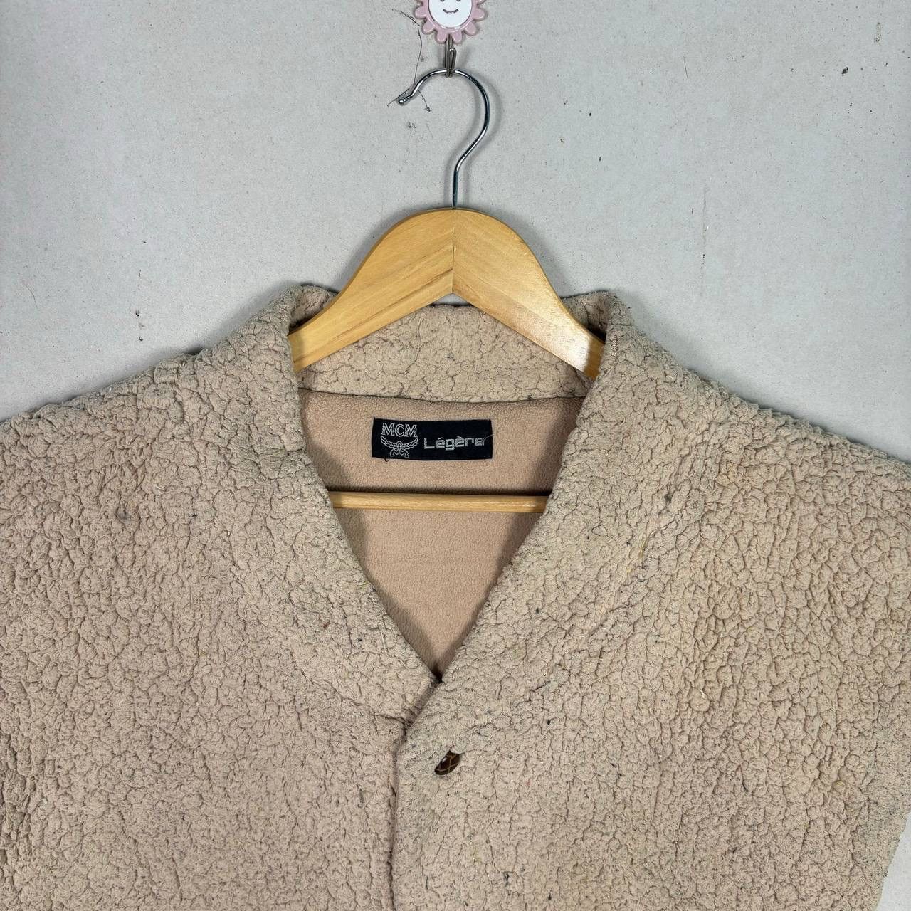 MCM MCM Legere Wool Blend Crop Cape Poncho Single Button Jacket Size US M / EU 48-50 / 2 - 4 Thumbnail