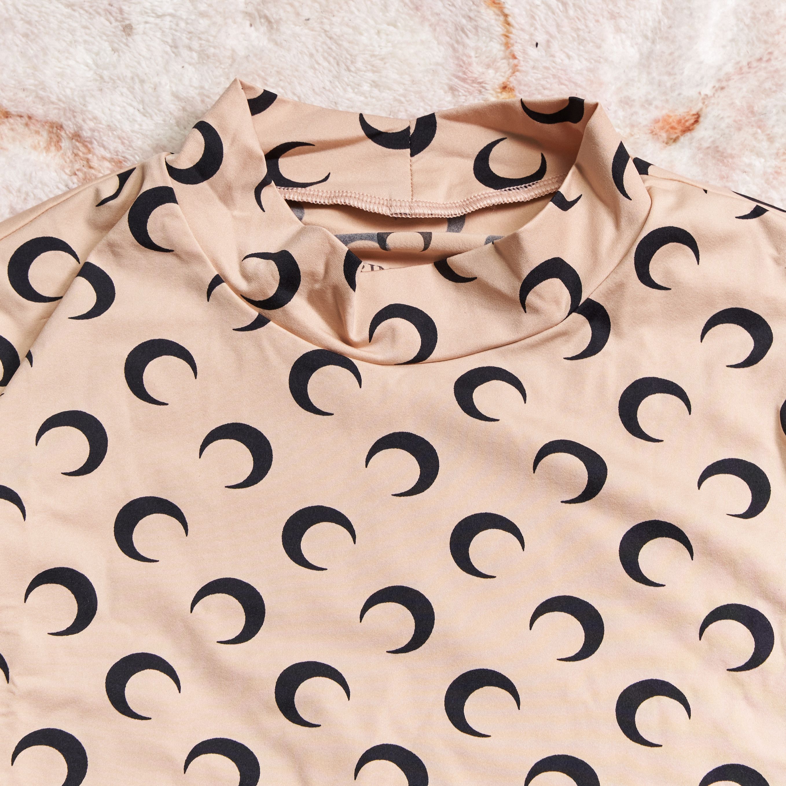 Marine Serre MARINE SERRE Regenerated All Over Moon Jersey Second Skin Size S / US 4 / IT 40 - 3 Thumbnail