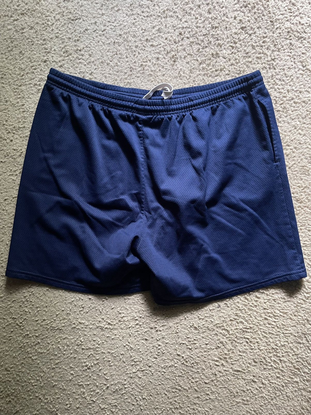Nike Nike Navy Mesh Shorts Size US 32 / EU 48 - 4 Thumbnail