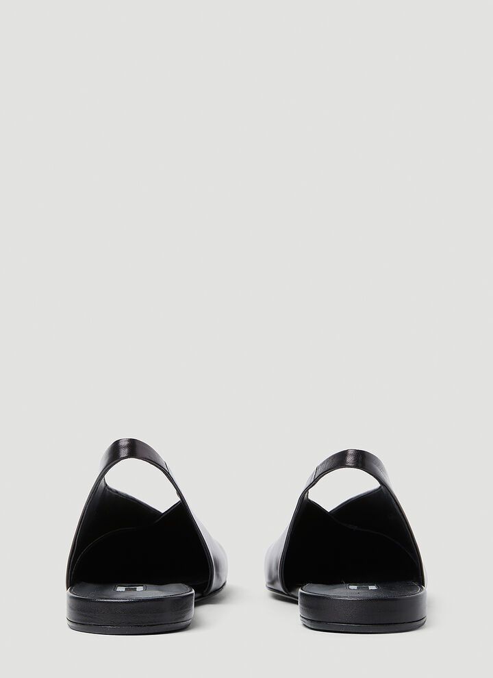 Jil Sander o1loc1c0426 Ballet Flats in Black Size US 8 / IT 38 - 4 Thumbnail