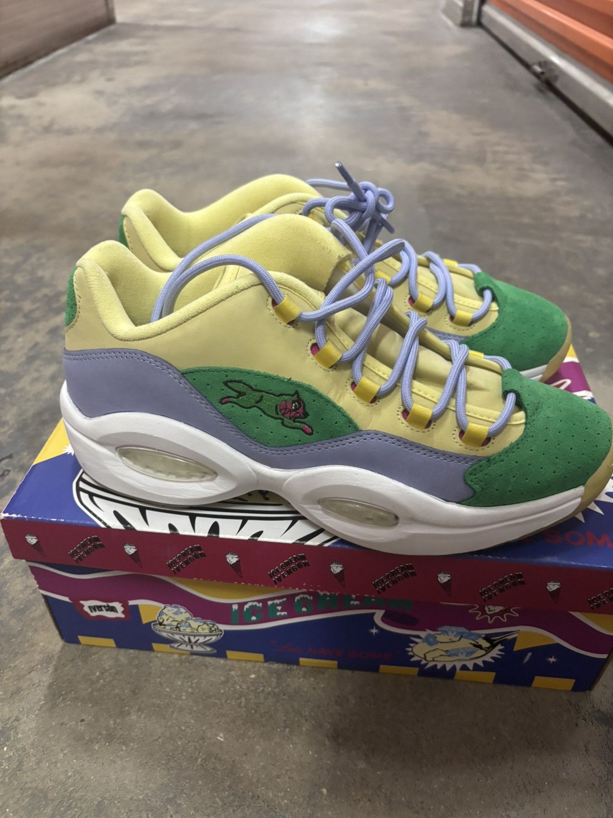 Icecream × Reebok BBC Ice Cream x Question Low Size US 11.5 / EU 44-45 - 9 Thumbnail
