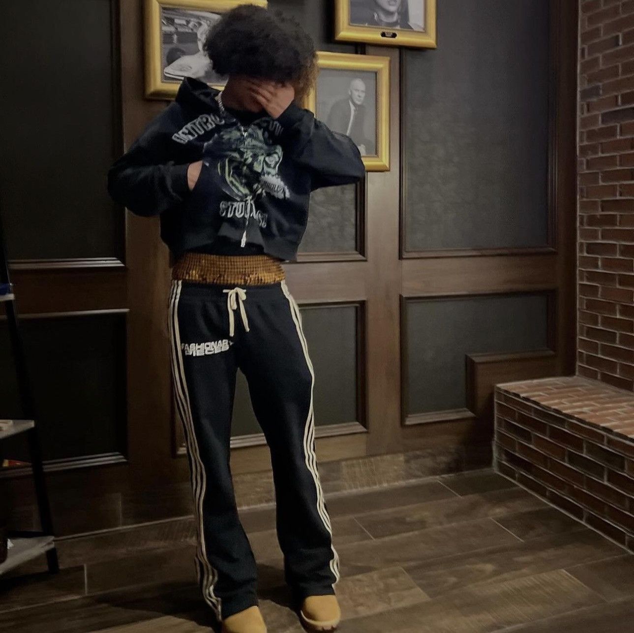 Japanese Brand × Other Black uniform trackpants Size US 30 / EU 46 - 4 Thumbnail