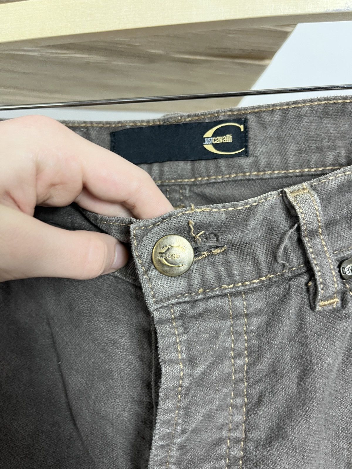 Roberto Cavalli Just cavalli vintage washed bootcut corduroy pants vintage Size US 30 / EU 46 - 4 Thumbnail