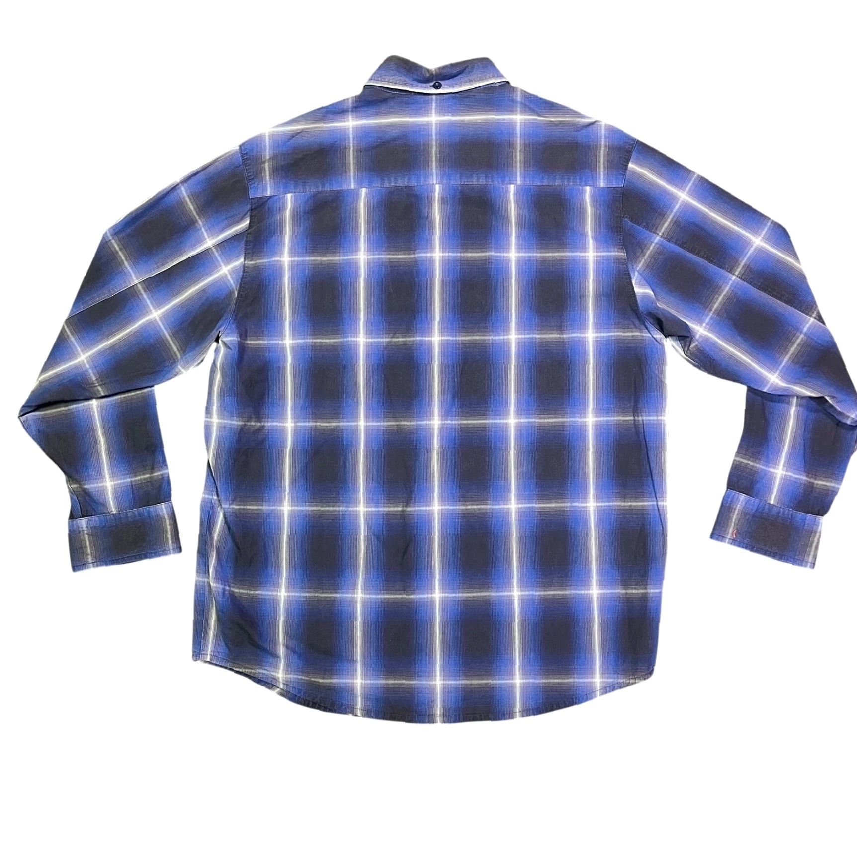 Levi's Levi's Shirt Mens Medium Blue Plaid Button-Up Cotton Casual Classic Size US M / EU 48-50 / 2 - 2 Thumbnail
