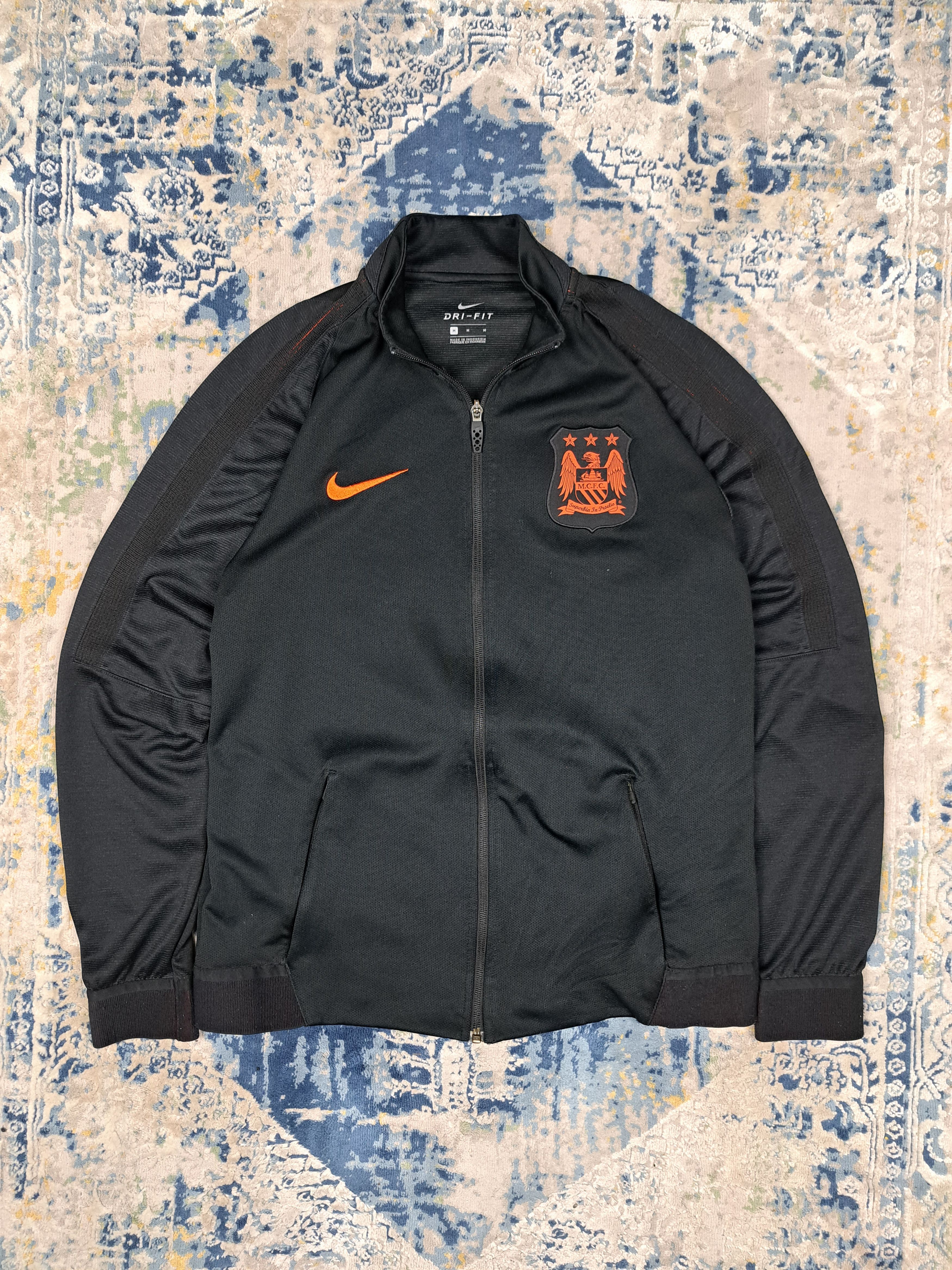 Nike Nike x Manchester City 2017 Training Zip Up Drill Blokecore Size US L / EU 52-54 / 3 - 1 Thumbnail
