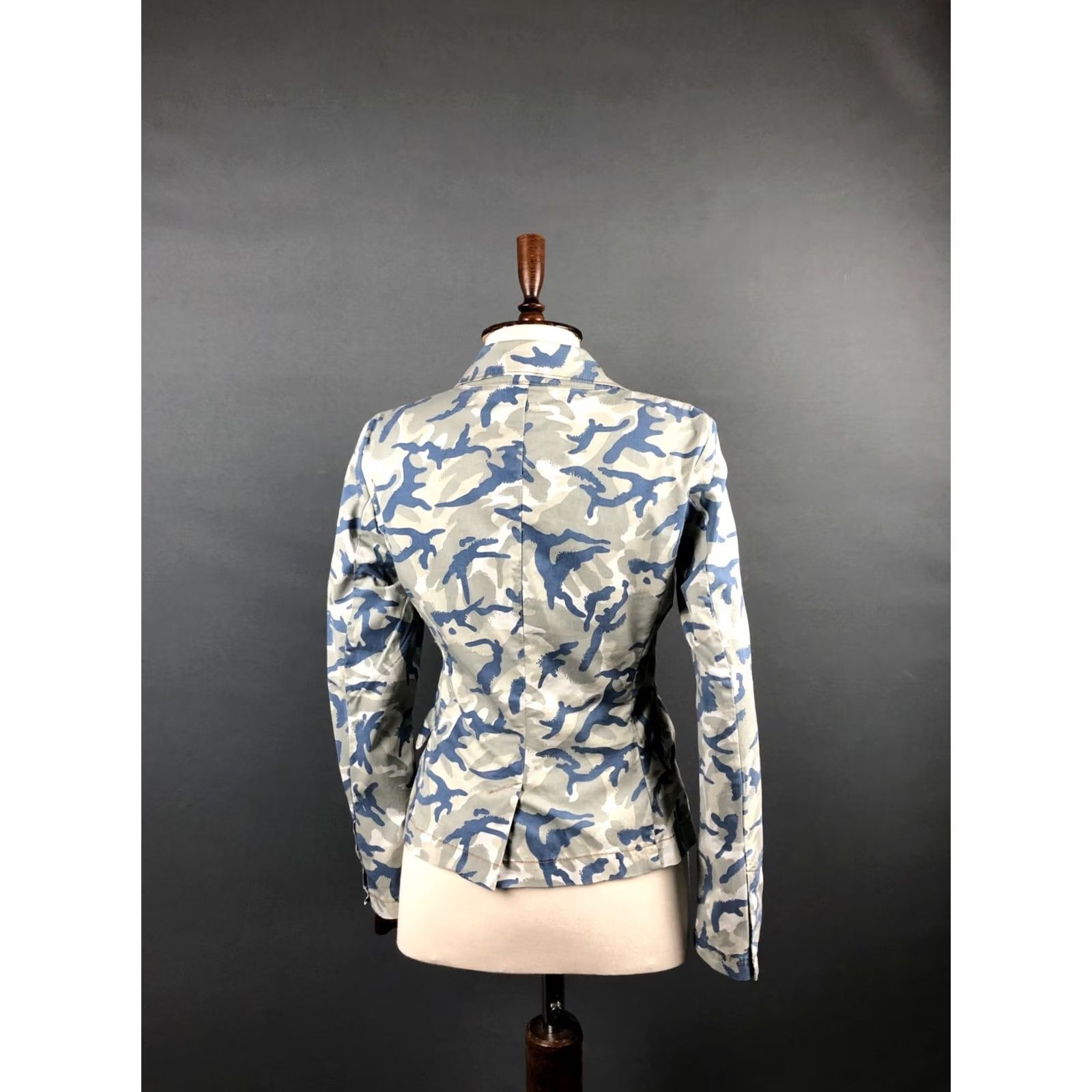 Aeronautica Militare Aeronautica Militare Women Blazer Jacket Size 42 Multicolor Cotton Camouflage Size M / US 6-8 / IT 42-44 - 3 Thumbnail