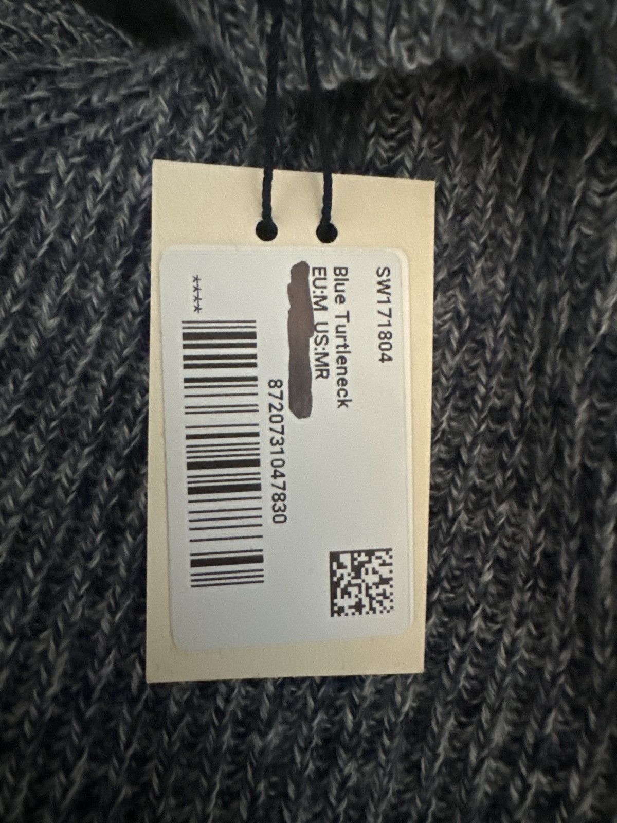 Suitsupply SUITSUPPLY Blue Cashmere Turtleneck Size US M / EU 48-50 / 2 - 3 Thumbnail