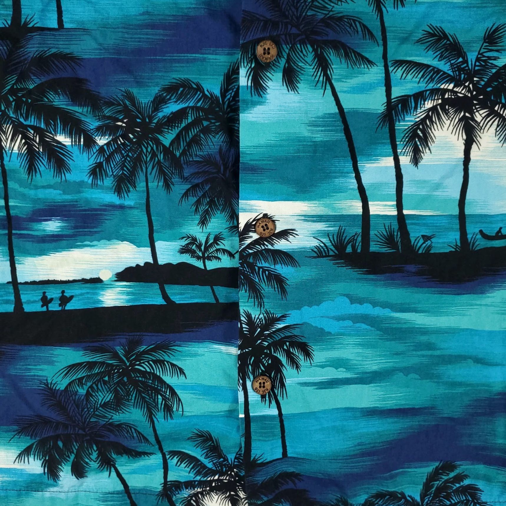 Tommy Bahama Tommy Bahama Shirt Mens Large Blue Floral Hawaiian Button-Up Short Sleeve Size US L / EU 52-54 / 3 - 3 Thumbnail
