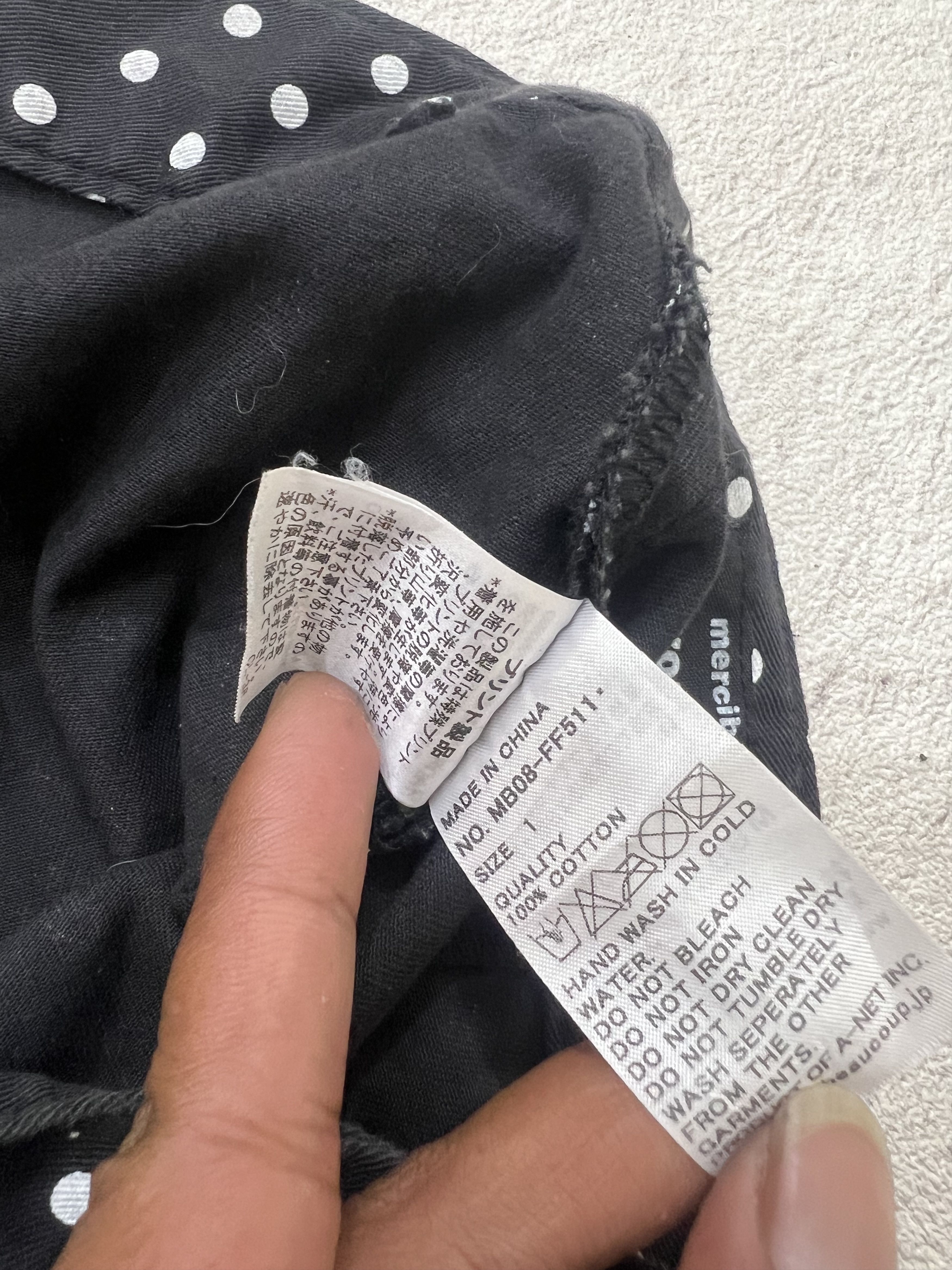 mercibeaucoup 2000s Issey Miyake Polka Designer Pants y2k Lgb Ifsix Size US 27 - 7 Thumbnail