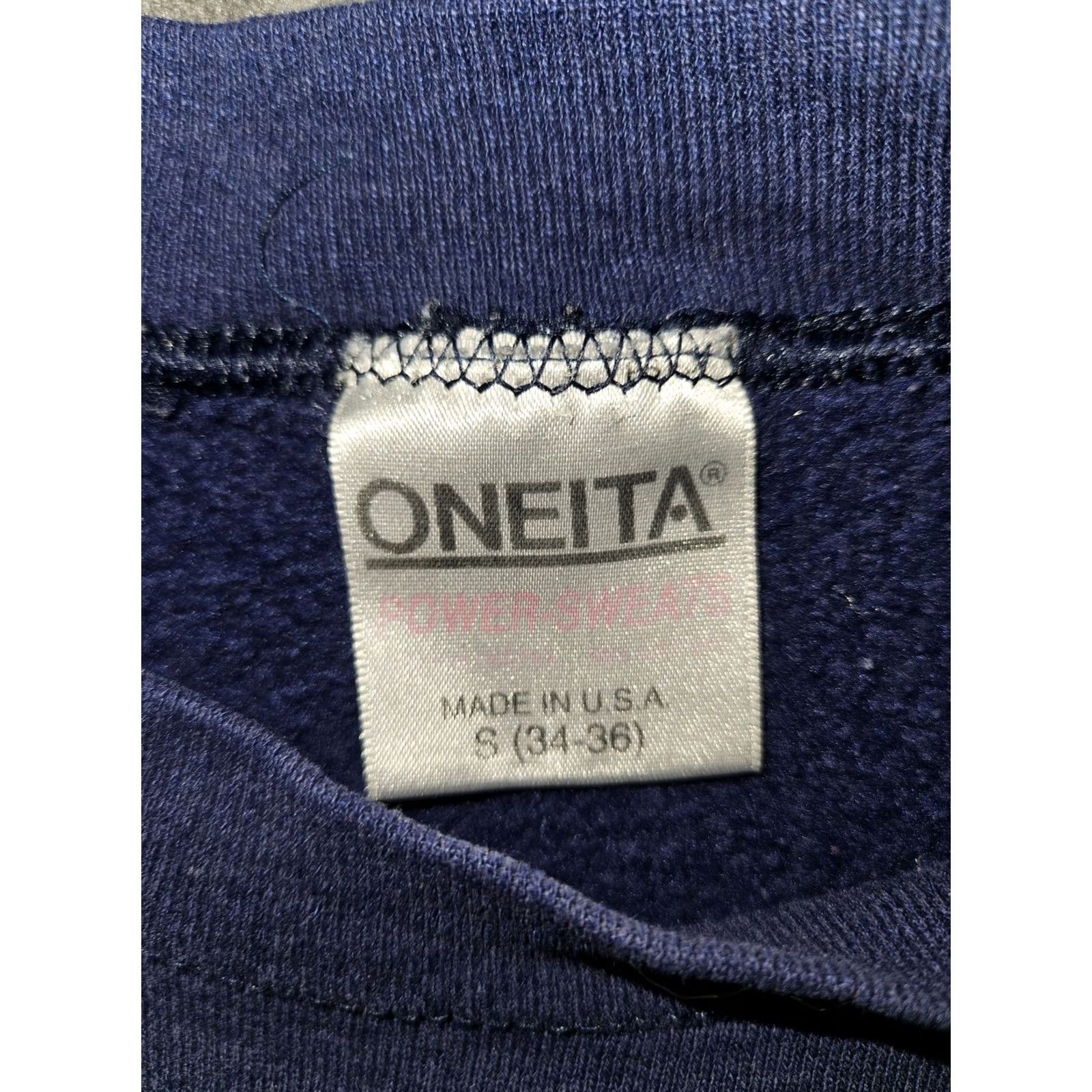 Vintage VINTAGE Oneita Sweatshirt Mens Small Blue Crewneck 90s Sanibel Island Embroidered Logo Graphic Print USA Crewneck Pullover /* Size US S / EU 44-46 / 1 - 2 Thumbnail