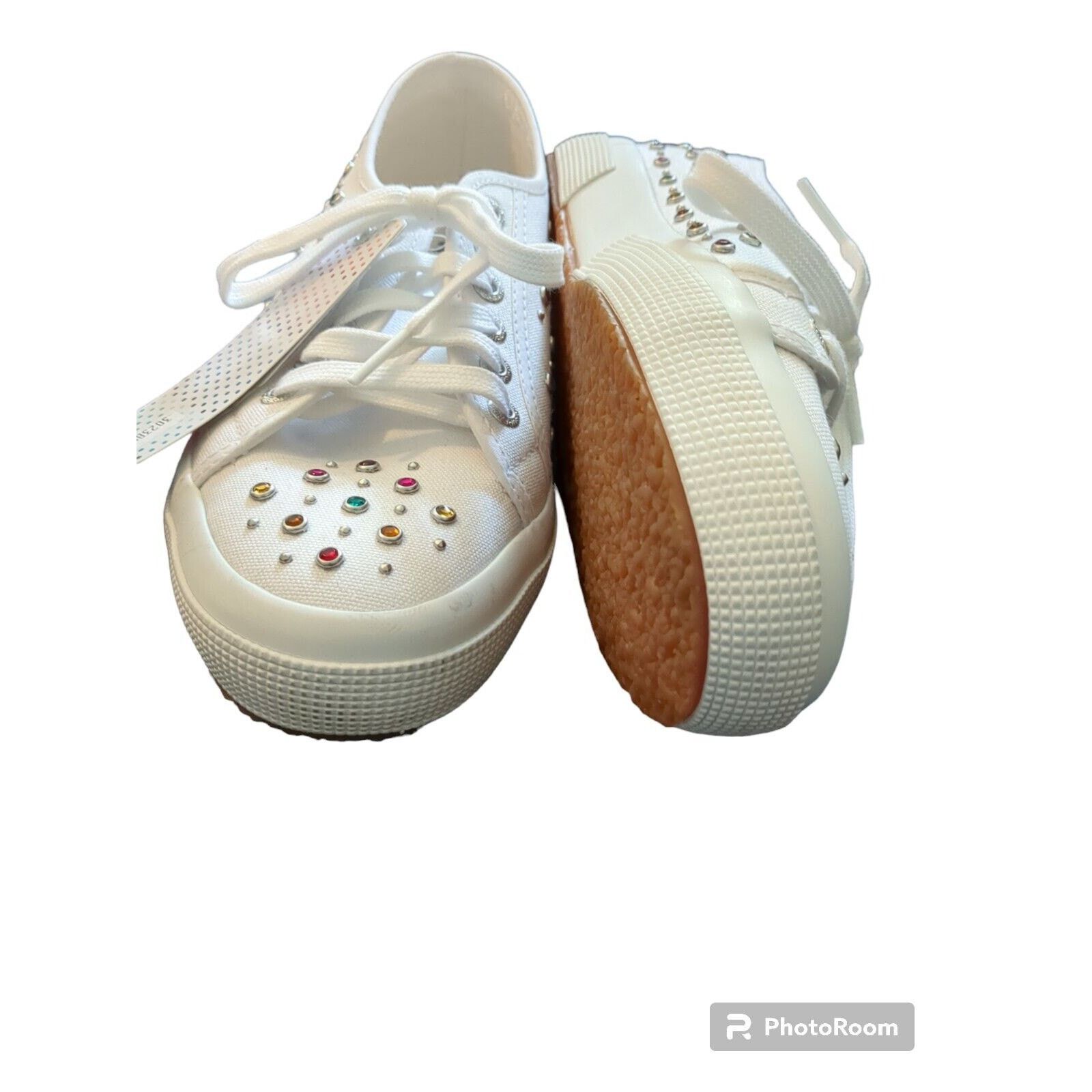 Superga NEW SUPERGA Women's Cotu Classic White Sneakers SZ 8.5 Size US 8.5 / IT 38.5 - 3 Thumbnail
