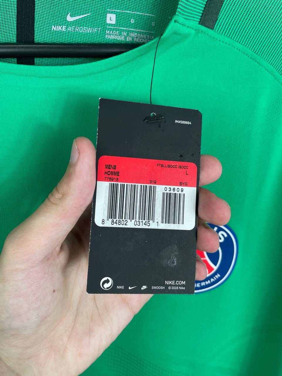 Japanese Brand × Nike BNWT 2016-2017 Nike PSG Player Issue Goalkeeper Jersey Shirt Size US L / EU 52-54 / 3 - 3 Thumbnail