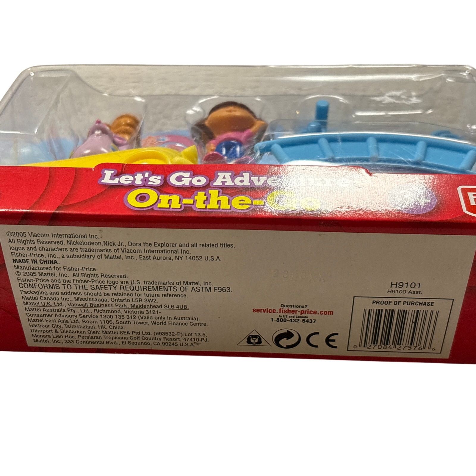 Nickelodeon New 2005 Nick Jr. Dora the Explorer Lets go adventure Sealed Size ONE SIZE - 3 Thumbnail
