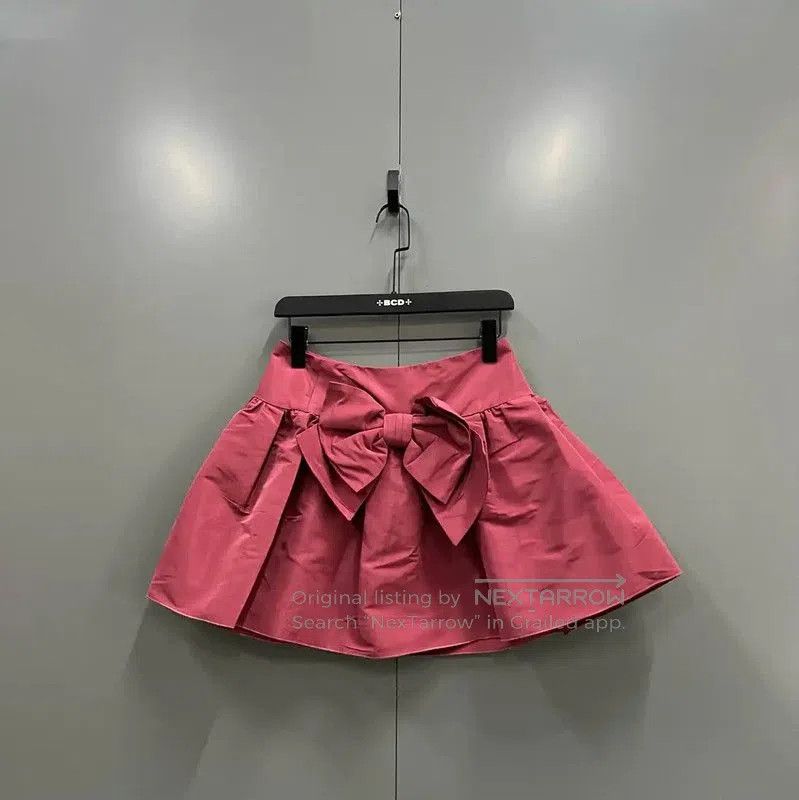 Valentino Valentino Hot Pink Cotton Mini Skirt . Size 24" / US 00 / IT 34 - 1 Thumbnail