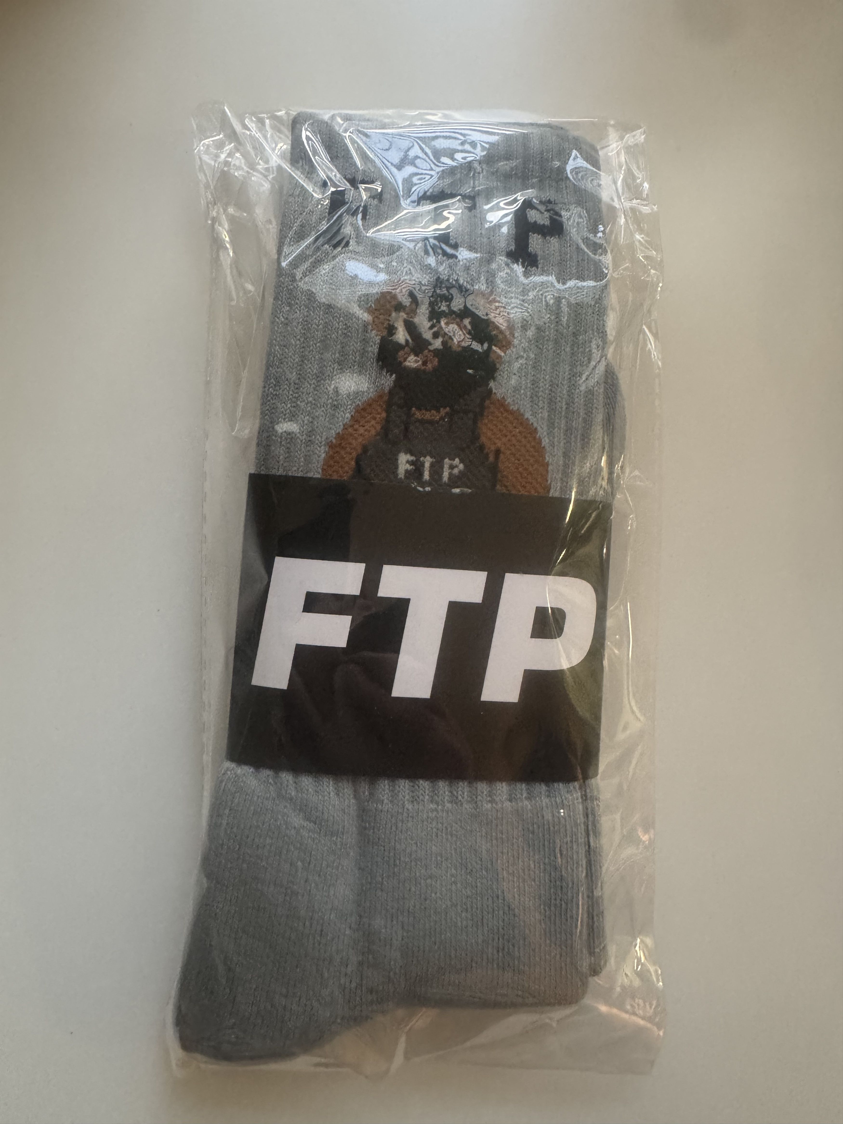 Fuck The Population FTP POLO BEAR SKI MASK SOCKS - GRAY (OS) Size ONE SIZE - 1 Thumbnail