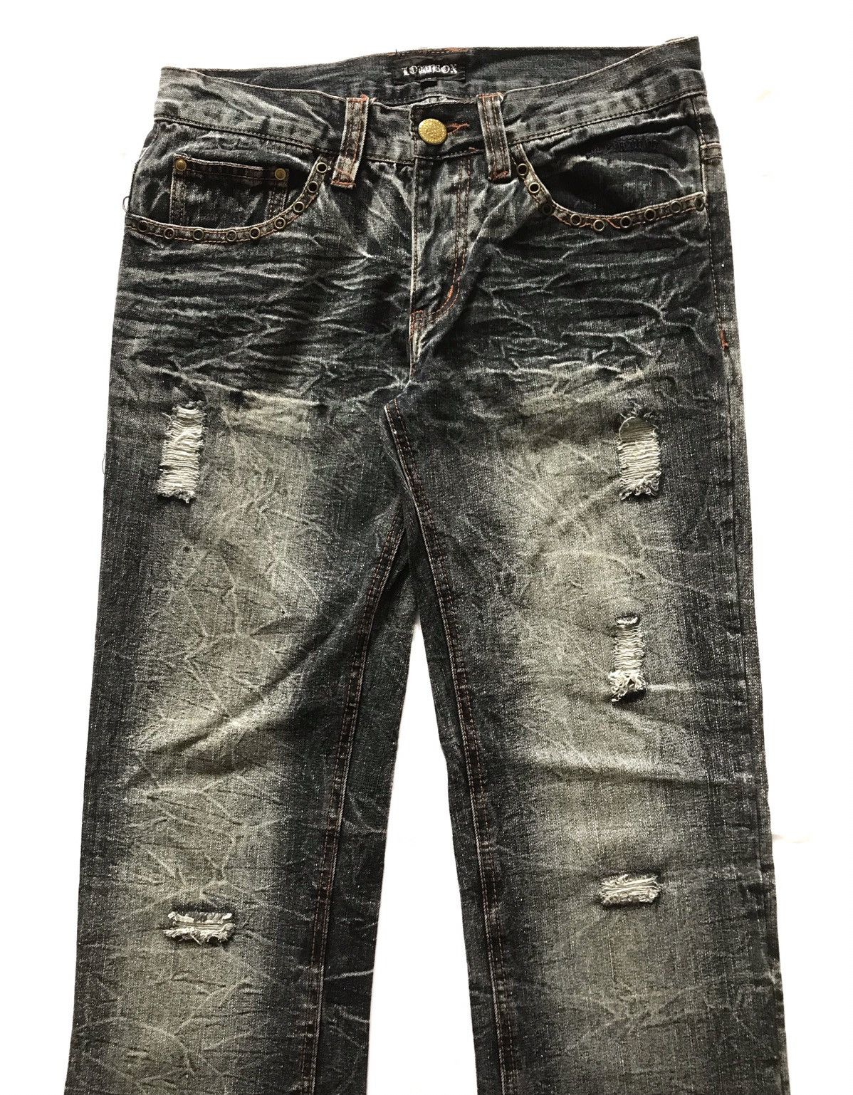 LOWBOX LOWBOX BLEACH TROUSER PANTS Size US 29 - 2 Thumbnail