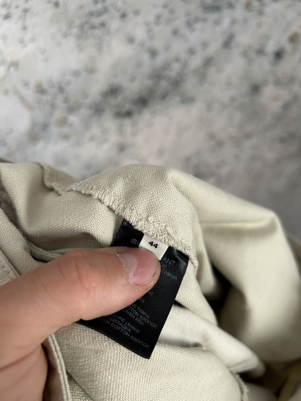 Isabel Marant Vintage Isabel Marant Etoile Beige Worker Pants Designer Size 30" / US 8 / IT 44 - 8 Thumbnail