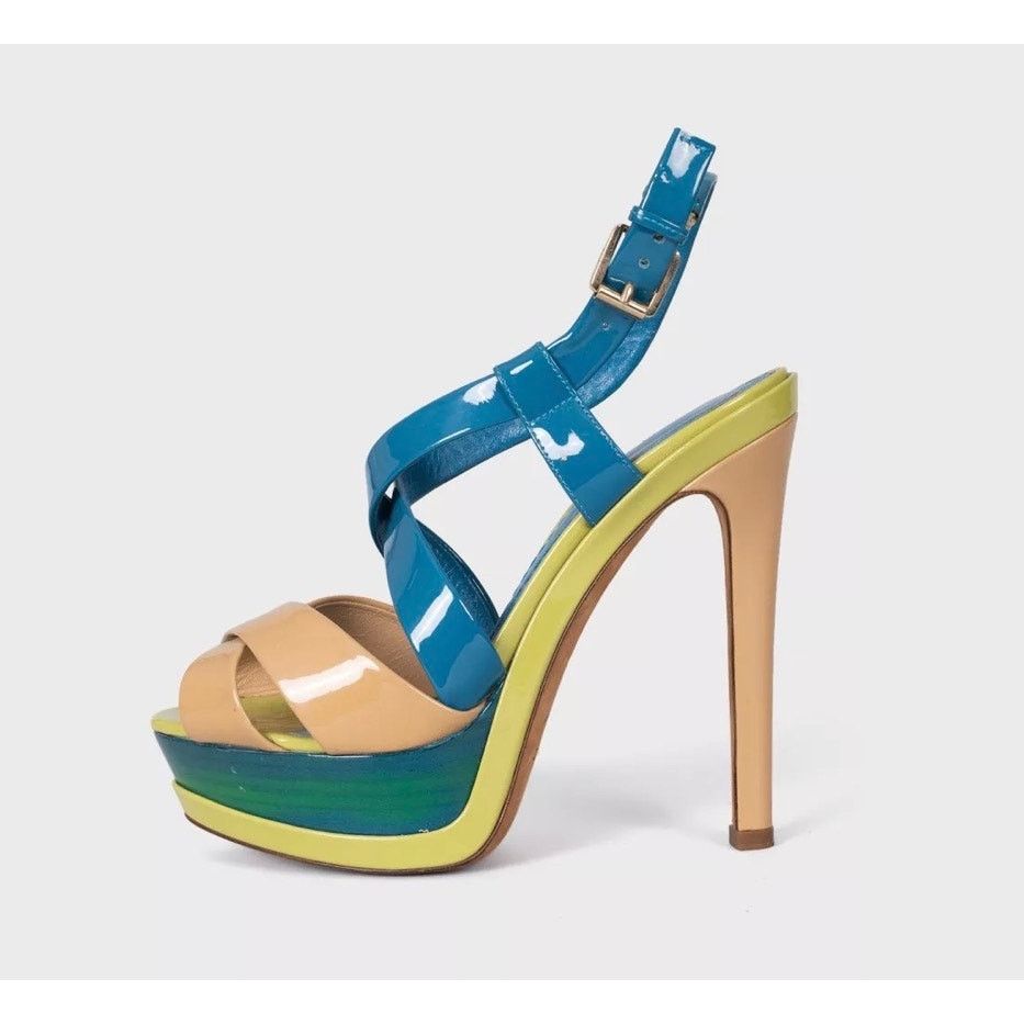 Dior Christian Dior Leather Open-Toe High Heel Sandals - EU 36.5 Size US 5.5 / IT 35.5 - 1 Thumbnail