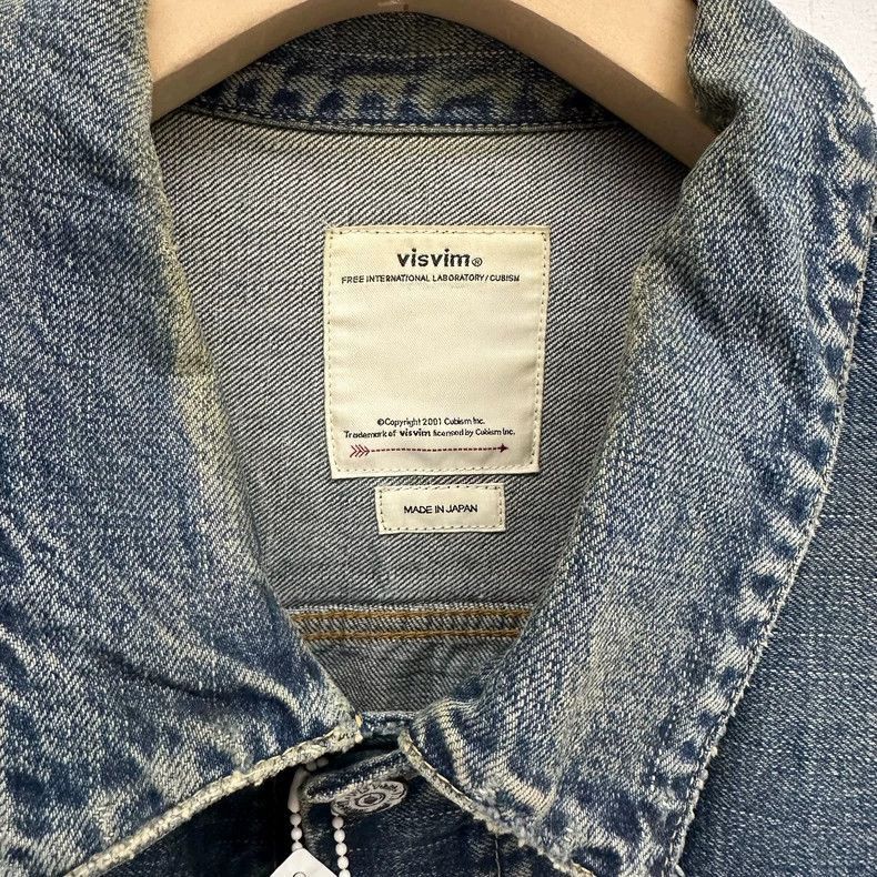 Visvim VISVIM 18AW SS 101 JKT DRY DENIM-4 DRY4-2506 Size US L / EU 52-54 / 3 - 2 Thumbnail