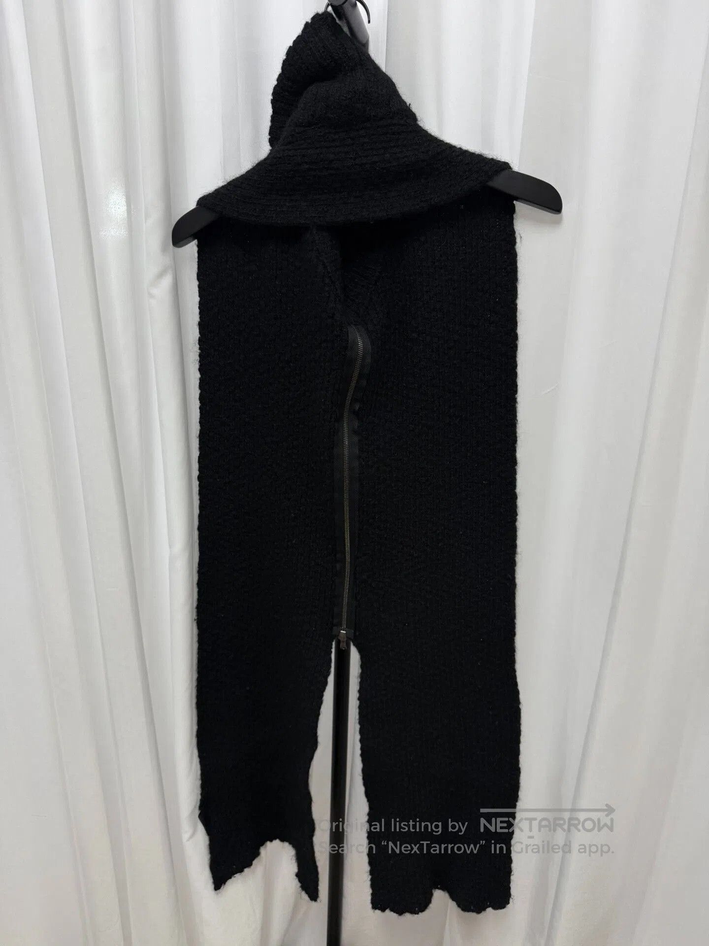 The Viridi-anne viride anne TVA Wool Zip Scarf Collar. Size ONE SIZE - 6 Thumbnail