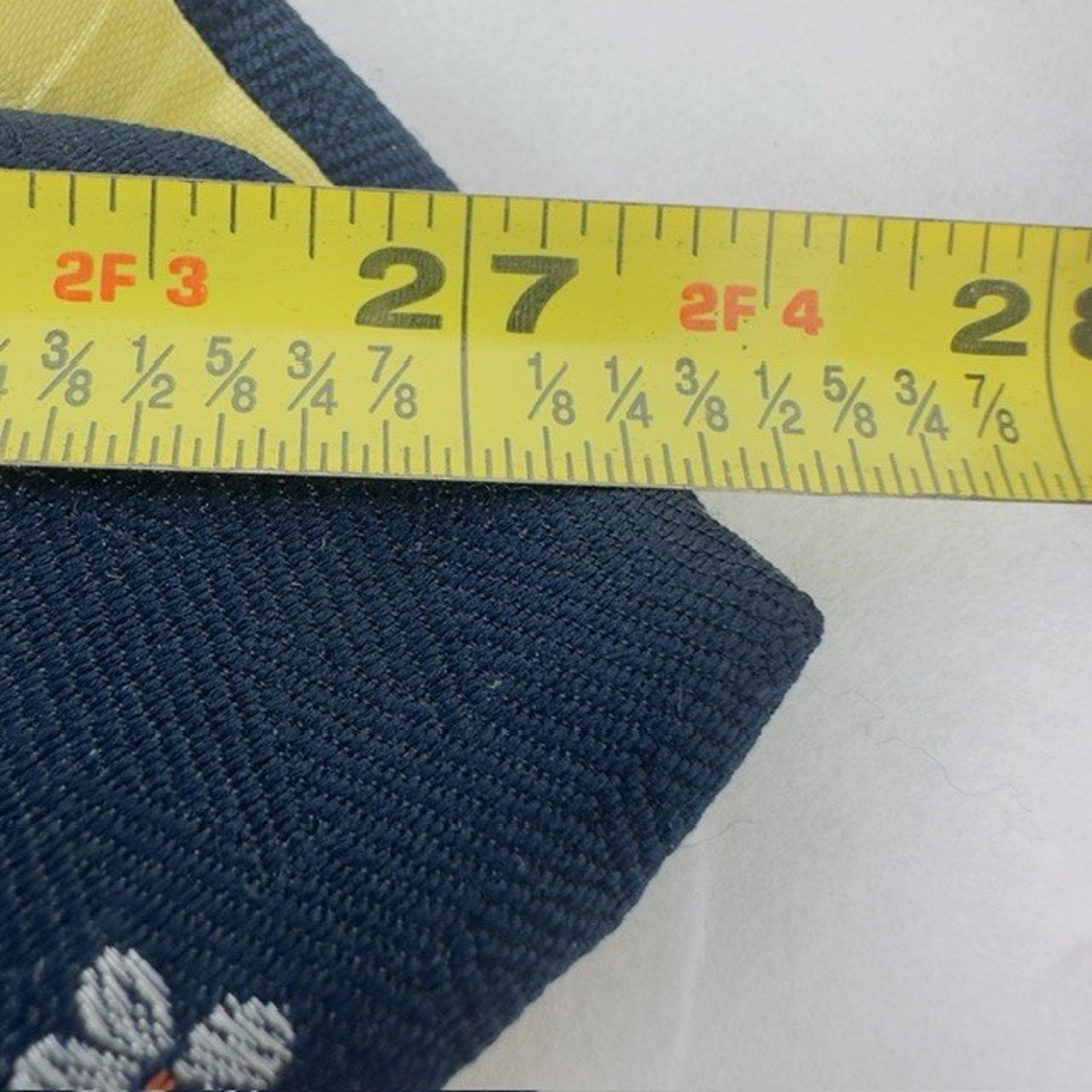Other Damon Necktie Navy w/Floral Disk & Bouquets Union Preppy VTG Size ONE SIZE - 11 Thumbnail