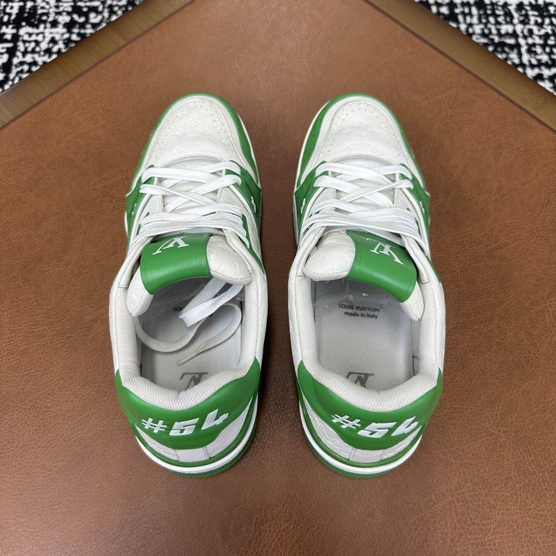 Louis Vuitton Louis Vuitton Trainer Leather Low-Top Sneakers -2505 Size US 8 / IT 38 - 6 Thumbnail