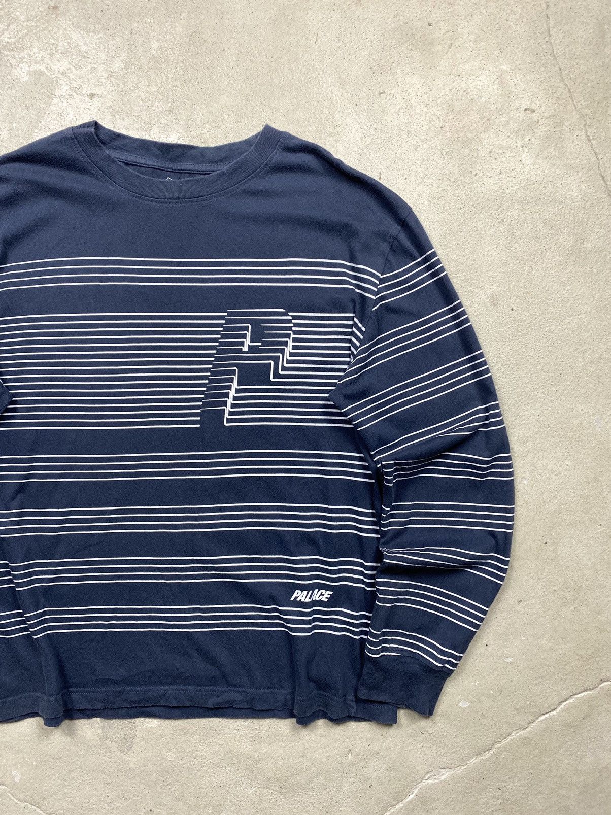 Palace Palace Striped P Logo Longsleeve T Shirt Hype Size US L / EU 52-54 / 3 - 3 Thumbnail