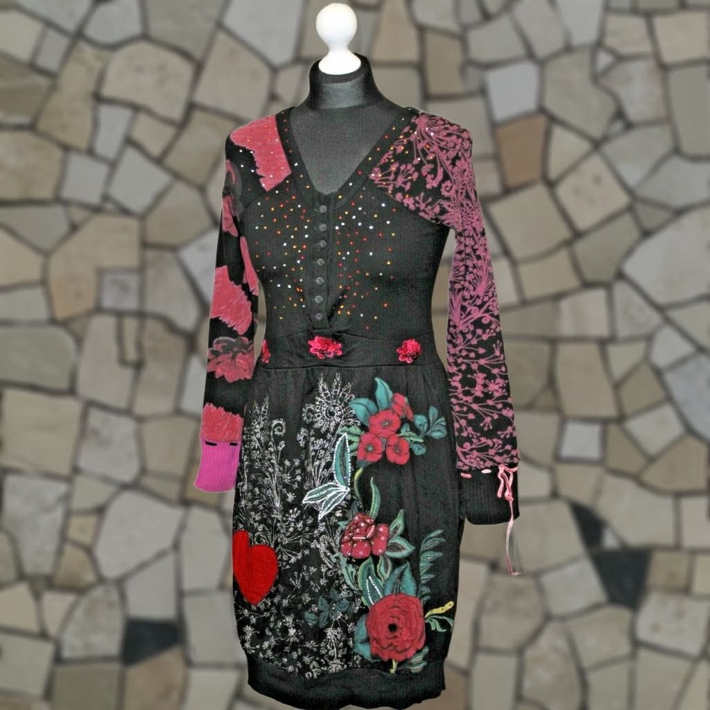 Desigual Desigual dress Womens M Knee Length Multicoloured A-Line Desigual Dress M Womens Size M / US 6-8 / IT 42-44 - 1 Thumbnail