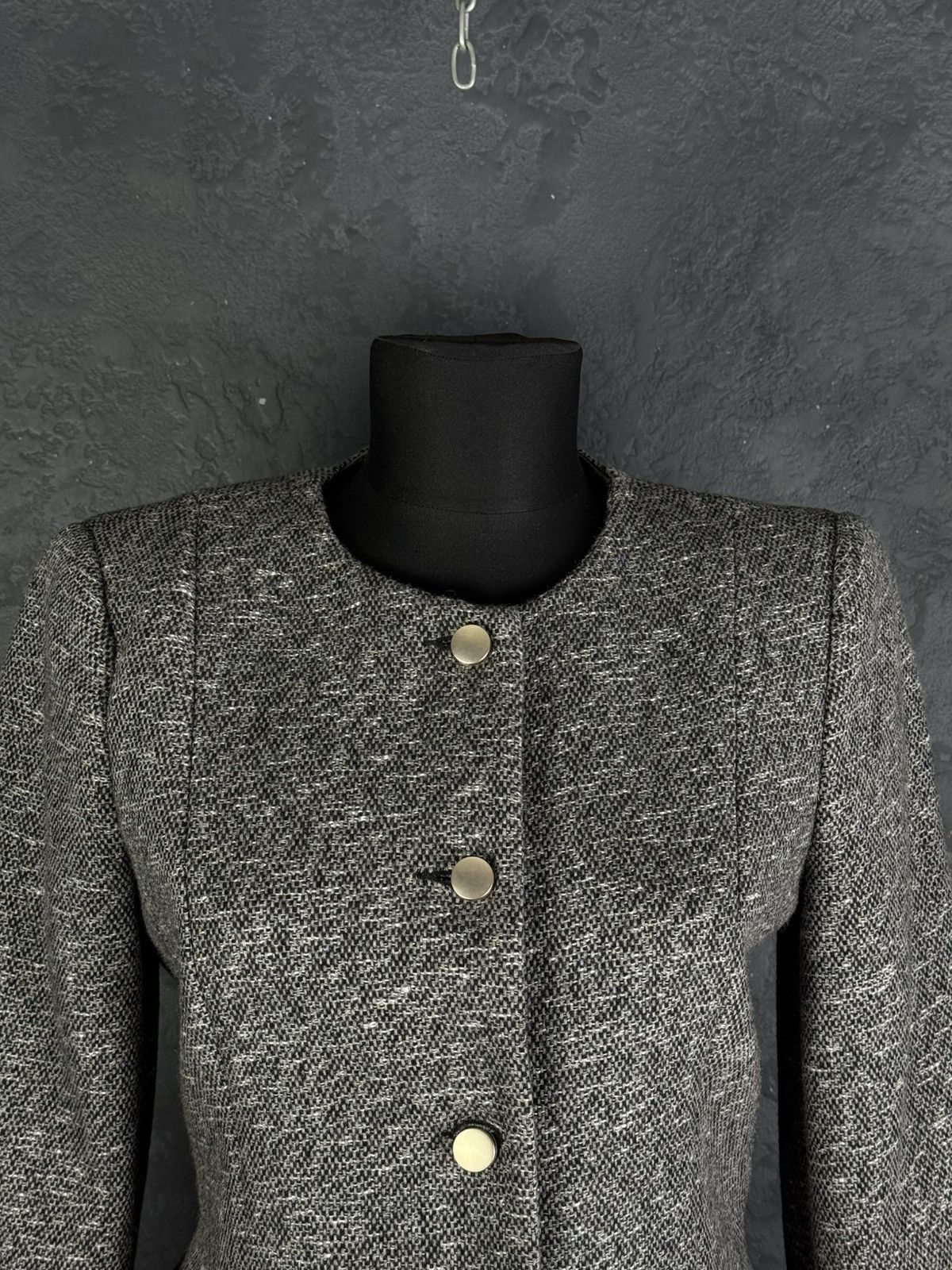 Armani Collezioni Armani Jeans Giorgio Wool Blend Blazer Vintage Womens 44 Size M / US 6-8 / IT 42-44 - 4 Thumbnail