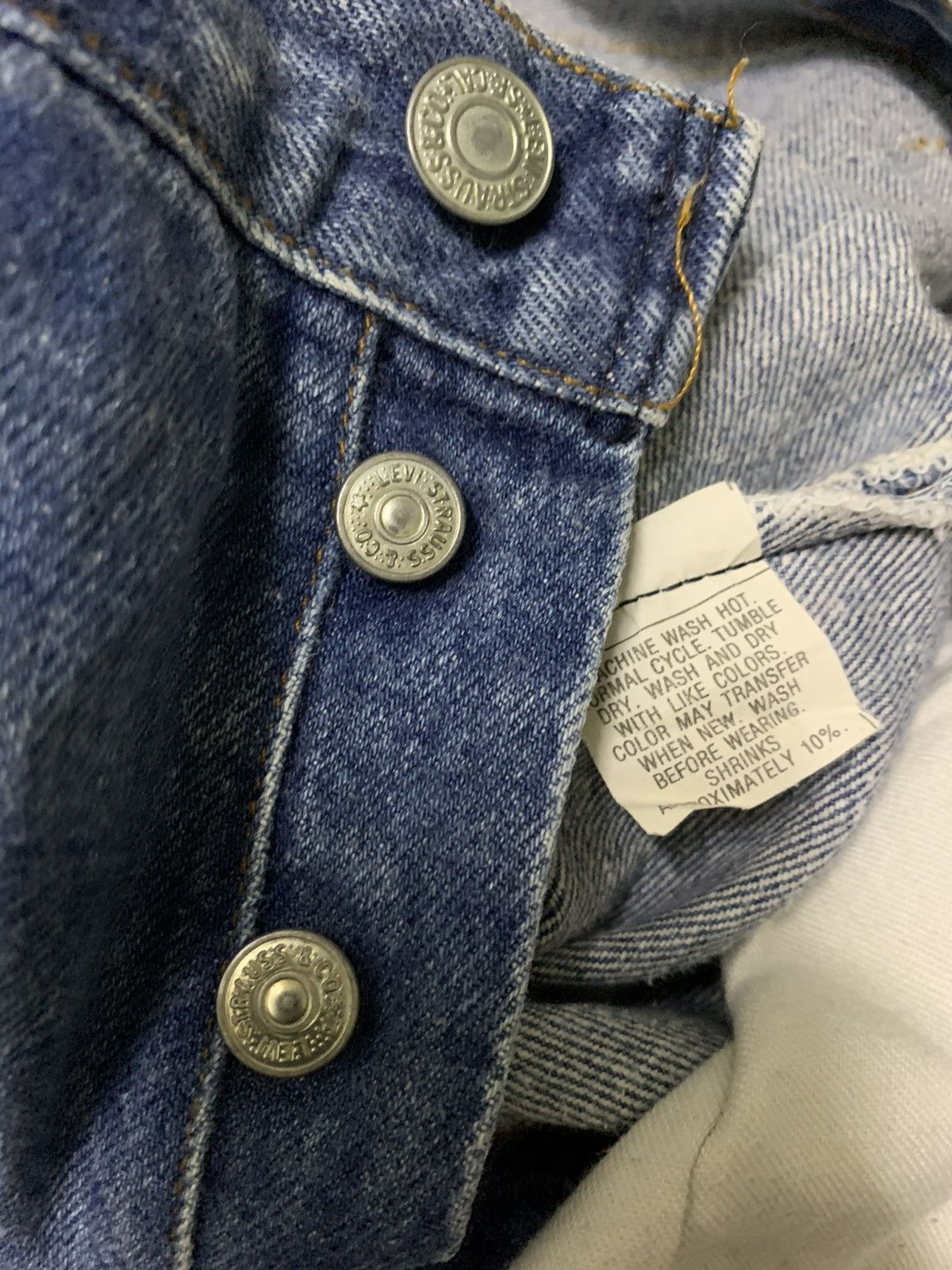Levi's Vintage 80s Levis 501 X Super Lovers Japanese Designer Jeans Size US 28 / EU 44 - 9 Thumbnail