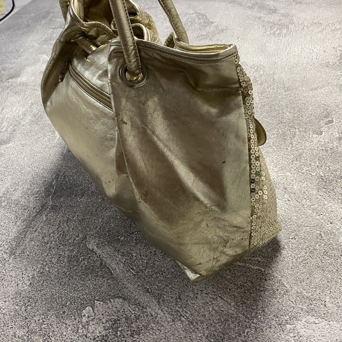 Japanese Brand 2000s Sparkling Sequin Mcblink Shoulder Bag Size ONE SIZE - 10 Thumbnail