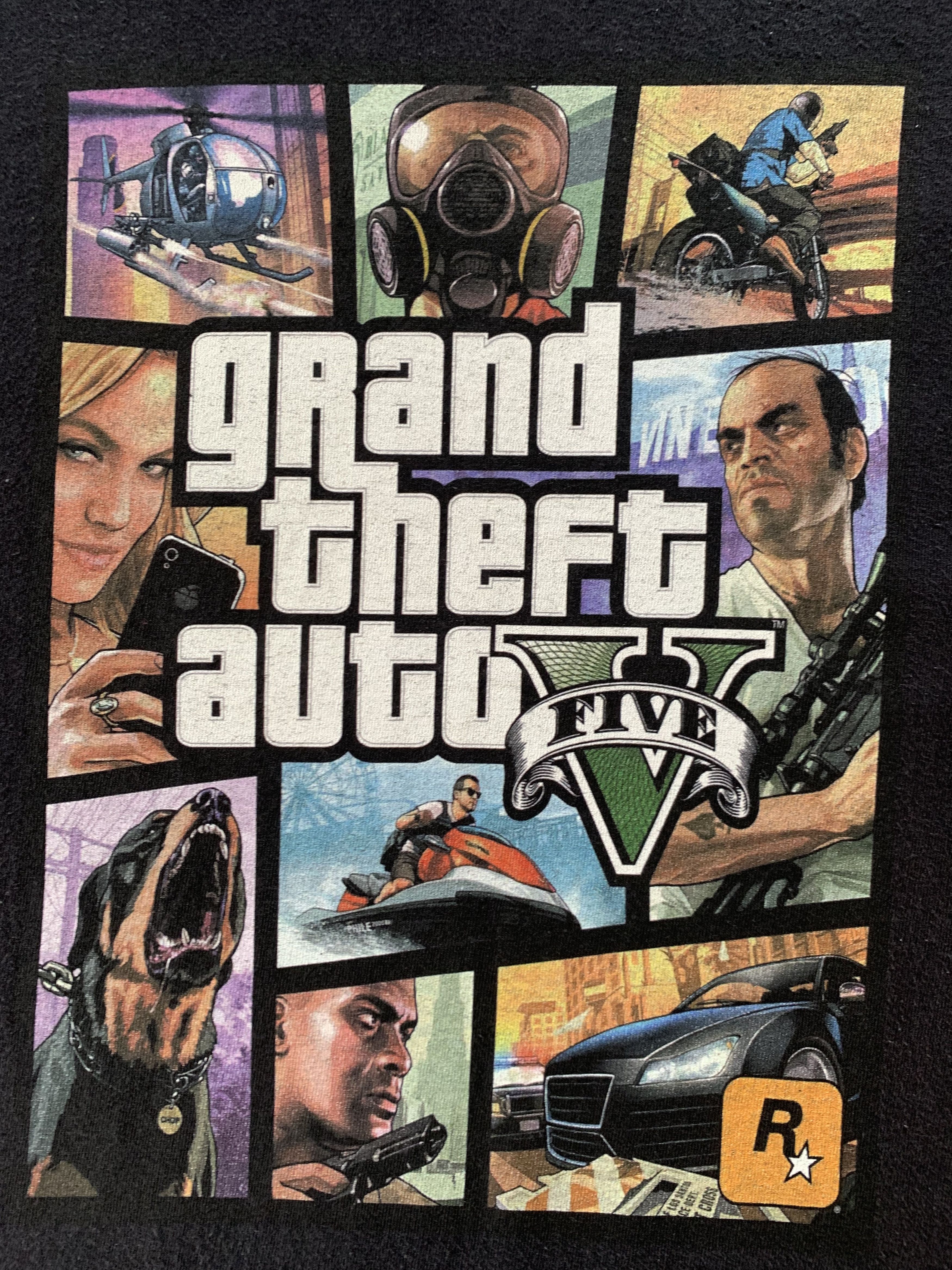 Fruit Of The Loom × Playstation Vintage Grand Theft Auto GTA Promo T-Shirt Size US L / EU 52-54 / 3 - 6 Thumbnail