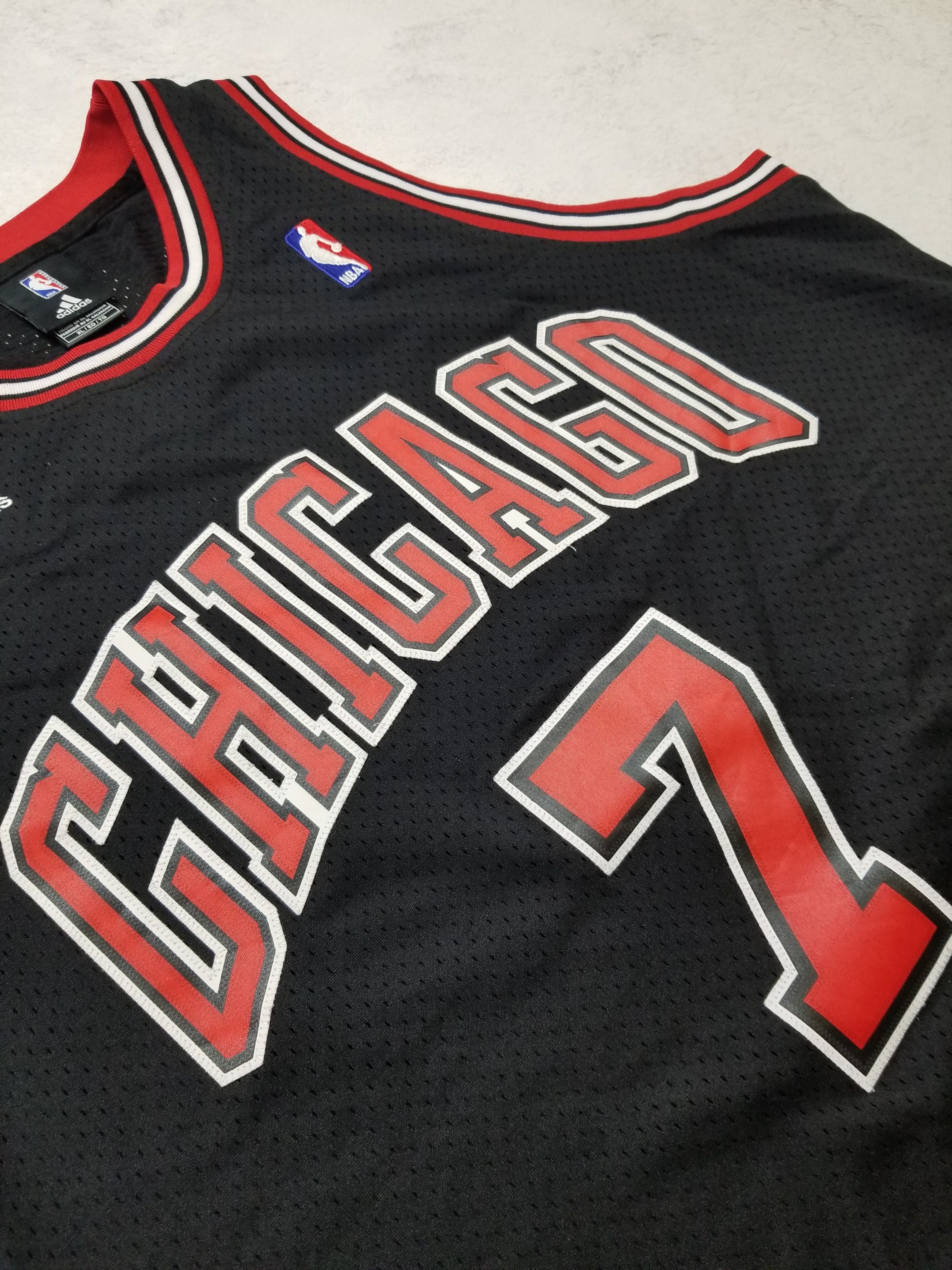 Adidas Adidas Chicago Bulls Ben Gordon #7 NBA Balck Jersey Size US XL / EU 56 / 4 - 12 Thumbnail