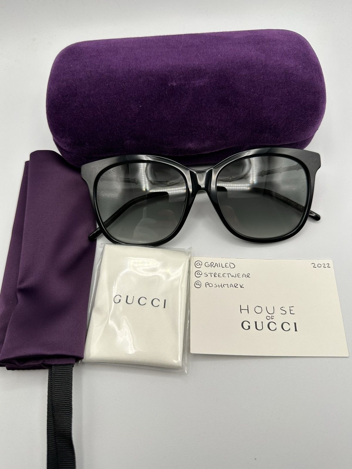 Gucci Gucci Bamboo Sunglasses Size ONE SIZE - 11 Thumbnail