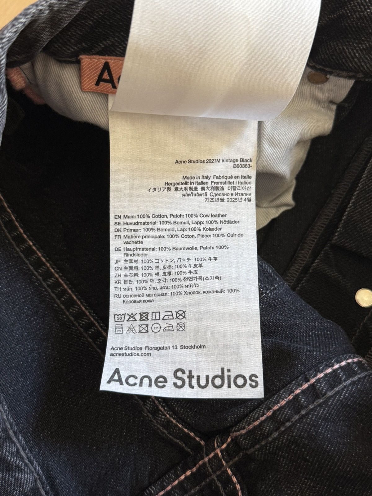 Acne Studios NWT - 2021M Vintage black Size US 32 / EU 48 - 7 Thumbnail