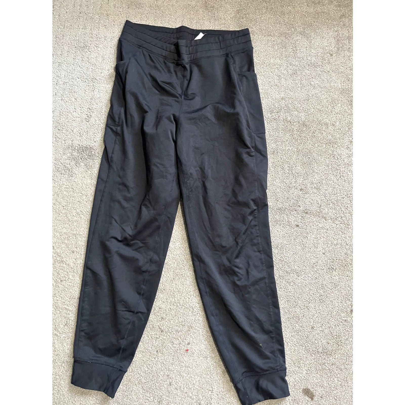 Fabletics Fabletics Sequoia On the Go Cold Weather Joggers Pants Athletic Casual Medium Women's Black Multicolor Sweatpants Modern Size 32" / US 10 / IT 46 - 2 Thumbnail