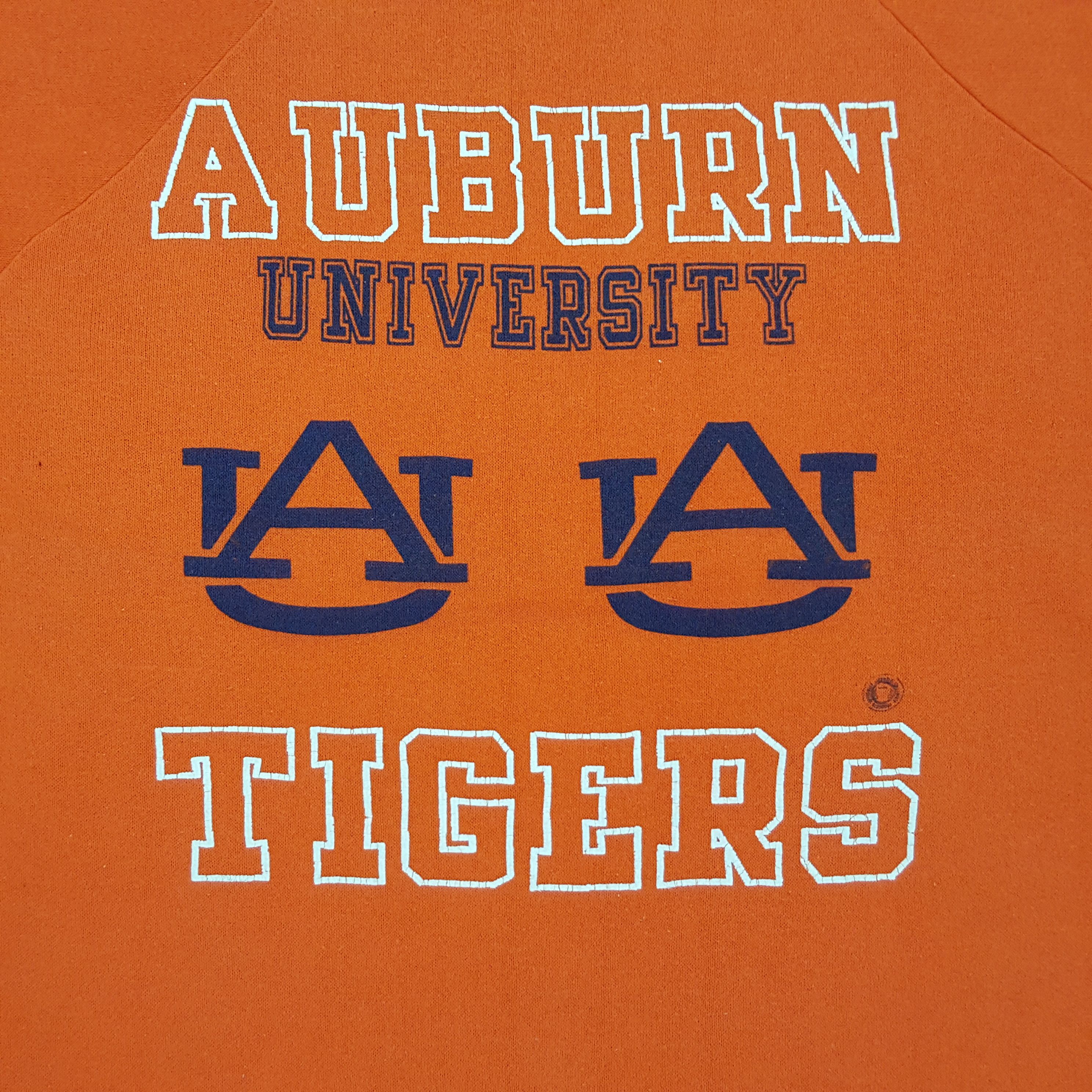 NFL × Vintage Vintage AUBURN TIGER UNIVERSITY Streetwear Sweatshirt Size US L / EU 52-54 / 3 - 2 Thumbnail
