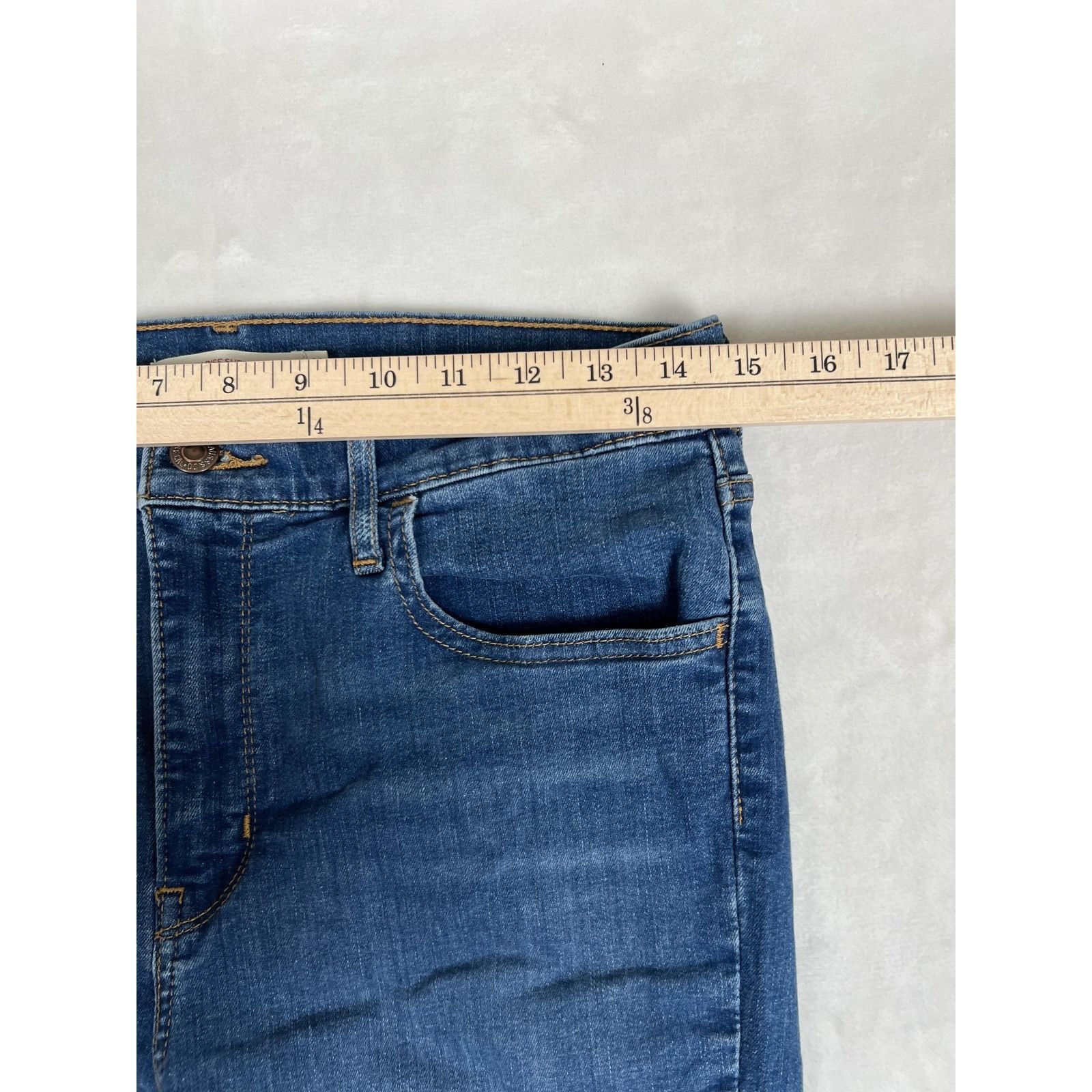 Levi's Levi's 720 High Rise Super Skinny Jeans Womens 30 Blue Stret Size 30" / US 8 / IT 44 - 3 Thumbnail