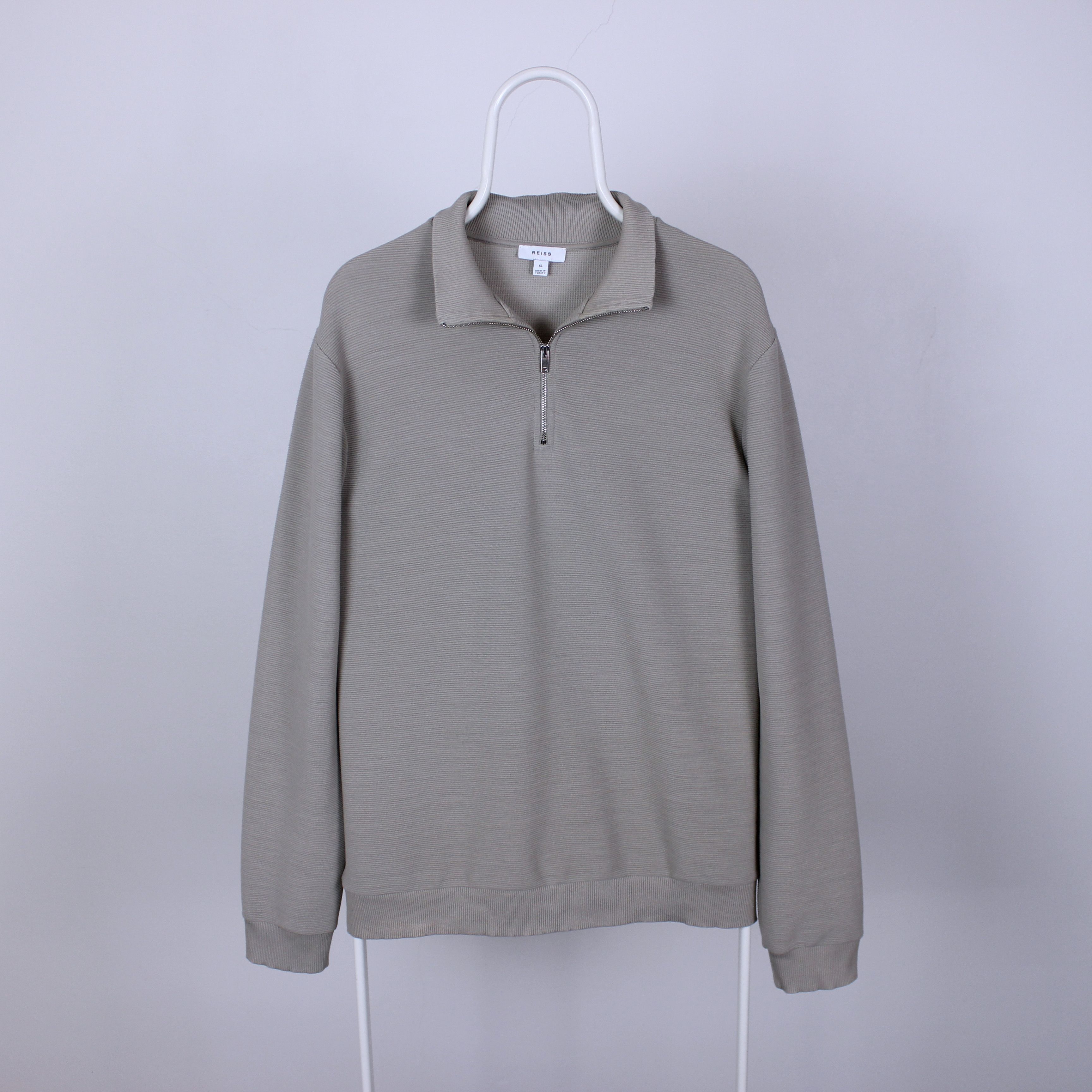 Reiss Reiss jumper men zip 3/4 Oe Will L XL Gray Size US L / EU 52-54 / 3 - 9 Thumbnail